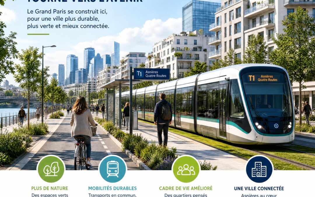 Grand Paris Express et Projets Urbains 2026 : Ce qui Change pour l&rsquo;Immobilier à Asnières-sur-Seine